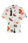 Carhartt Printed Poplin S/s Isis Maria Dinner Shirt In Heabananapribla
