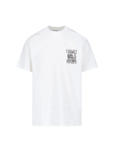 Carhartt Printed T-shirt In White
