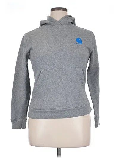Pre-owned Carhartt Pullover Hoodie In Gray