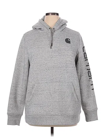Pre-owned Carhartt Pullover Hoodie In Gray