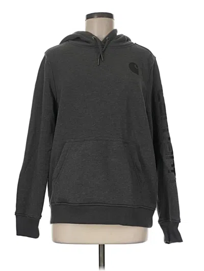 Pre-owned Carhartt Pullover Hoodie In Gray