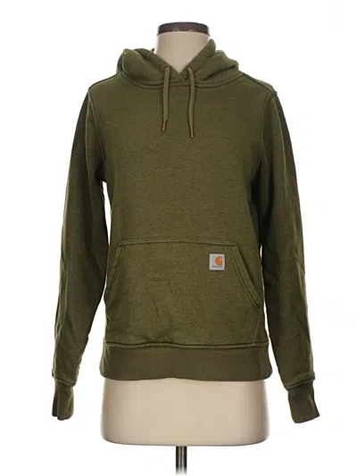Pre-owned Carhartt Pullover Hoodie In Green