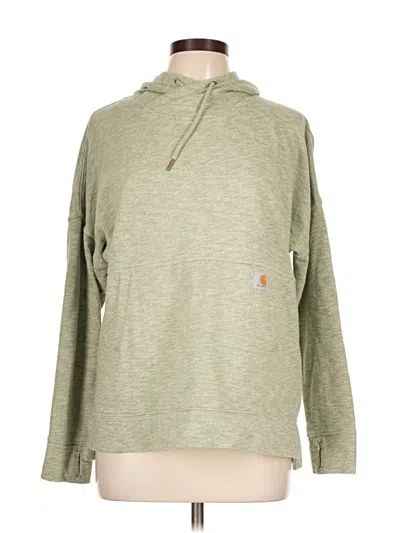Pre-owned Carhartt Pullover Hoodie In Green