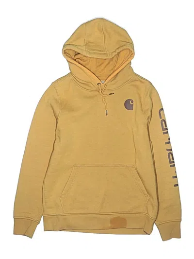 Pre-owned Carhartt Kids' Pullover Hoodie In Yellow
