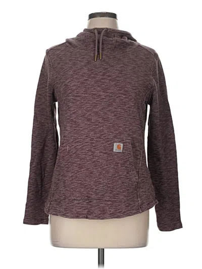 Pre-owned Carhartt Pullover Sweater In Burgundy