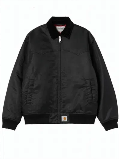 Carhartt Quilted Black Nylon Jacket