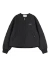 Carhartt Quilted Buttoned Puffer Jacket In Black