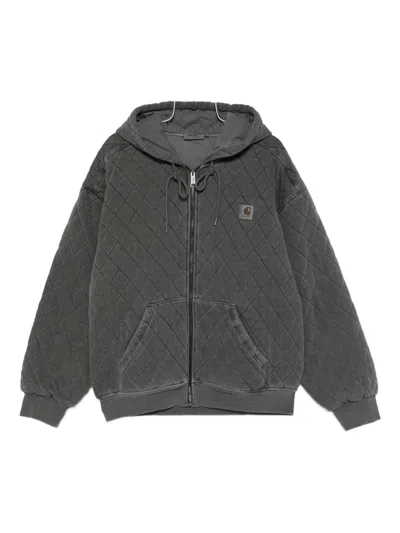 CARHARTT QUILTED HOODED ZIP-UP JACKET