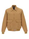 Carhartt Quilted Stanton Cotton Jacket In Brown