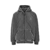 Carhartt Hooded Vista Quilted Sweat Jacket In Gray