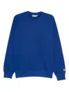Carhartt Raglan-sleeve Crew-neck Sweatshirt In Blue