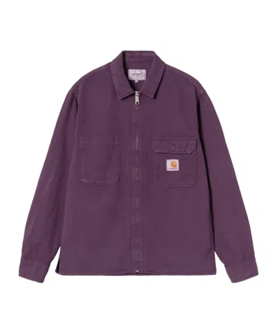 Carhartt Rainer Shirt Jacket In Purple