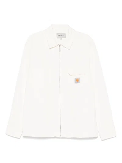 Carhartt Rainer Shirt Jacket In White