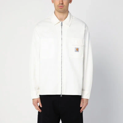 Carhartt Rainer Shirt Jacket White Cotton
