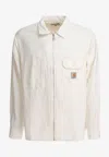 Carhartt Rainer Zip-up Overshirt In White