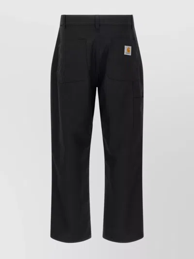 Carhartt Ray Single Knee Trousers Pockets In Black