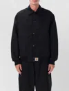 Carhartt Black Canvas Wool-blend Ray Jacket In Black