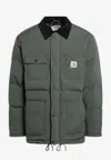 Carhartt Rayler Quilted Jacket Drawstring Hem Pockets In Brown
