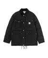 Carhartt Rayler Corduroy Collar Jacket In Black