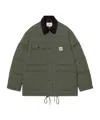 Carhartt Rayler Quilted Jacket Drawstring Hem Pockets In Green