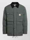 Carhartt Rayler Quilted Jacket Drawstring Hem Pockets In Green