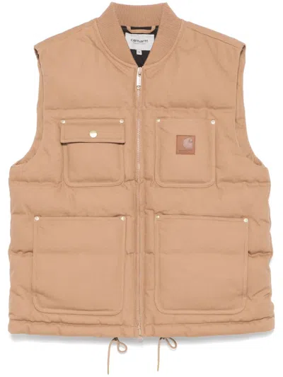 Carhartt Rayley Gilet In Grey