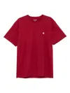Carhartt T-shirt  Wip Men Color Burgundy In Red