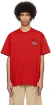 Carhartt Red 'smart Sports' T-shirt In 1zg Samba