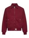 Carhartt Long-sleeved Casual Jacket In Red