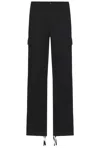 Carhartt Regular Cargo Pant In Black Rinsed