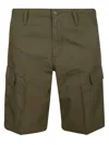 Carhartt Cargo Shorts Regular Cotton Lightweight Pockets In Cypress