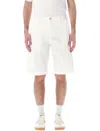 Carhartt Cargo Shorts Featuring Multiple Pockets In White