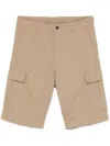 Carhartt Multi-pocket Cotton Bermuda Shorts In Brown