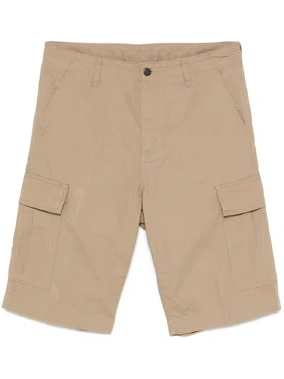 CARHARTT LOGO-PATCH CARGO SHORTS