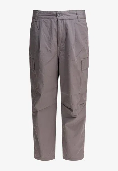 CARHARTT LOGO-PATCH CARGO PANTS