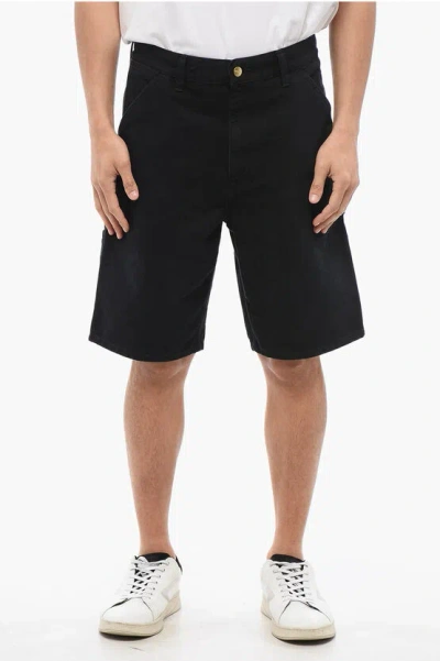 Carhartt Regular Waist Relaxed Fit Single Knee Shorts In Black