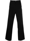 Carhartt Abbott Logo Straight Trousers In Black