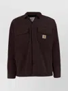 Carhartt Relaxed Fit Jacket Chest Pockets In Brown