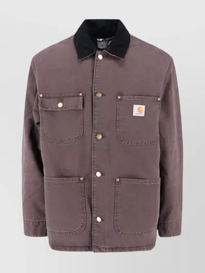 CARHARTT RELAXED FIT JACKET CONTRAST COLLAR