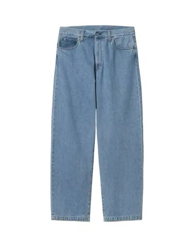 Carhartt Relaxed-fit Light Blue Denim Pants