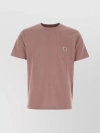 Carhartt Short Sleeve Pocket T Shirt Daphne In Pink