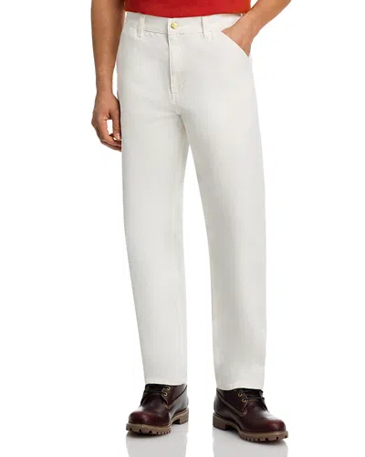 Carhartt Relaxed Straight Fit Pants In Orange