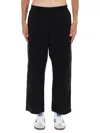 Carhartt Comfortable Trousers With Side And Back Pockets In Black