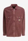 Carhartt Reynold Denim Overshirt In Pink