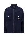Carhartt Casual Corduroy Jacket Button Cuffs In Blue