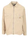Carhartt Double Chest Pockets Utility Jacket In Beige