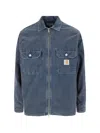 Carhartt Relaxed Fit Jacket Buttoned Cuffs In Blue
