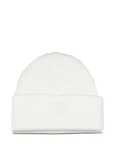 Carhartt Ribbed Cotton Beanie In White