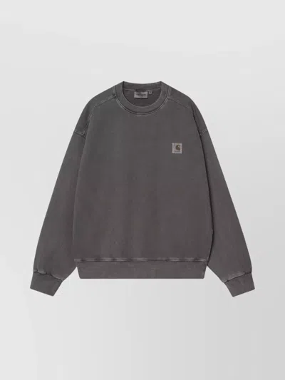CARHARTT RIBBED CUFFS AND HEM SWEATSHIRT