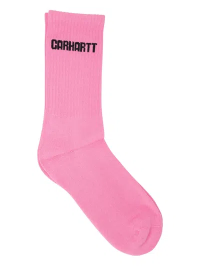 CARHARTT RIBBED LOGO SOCKS